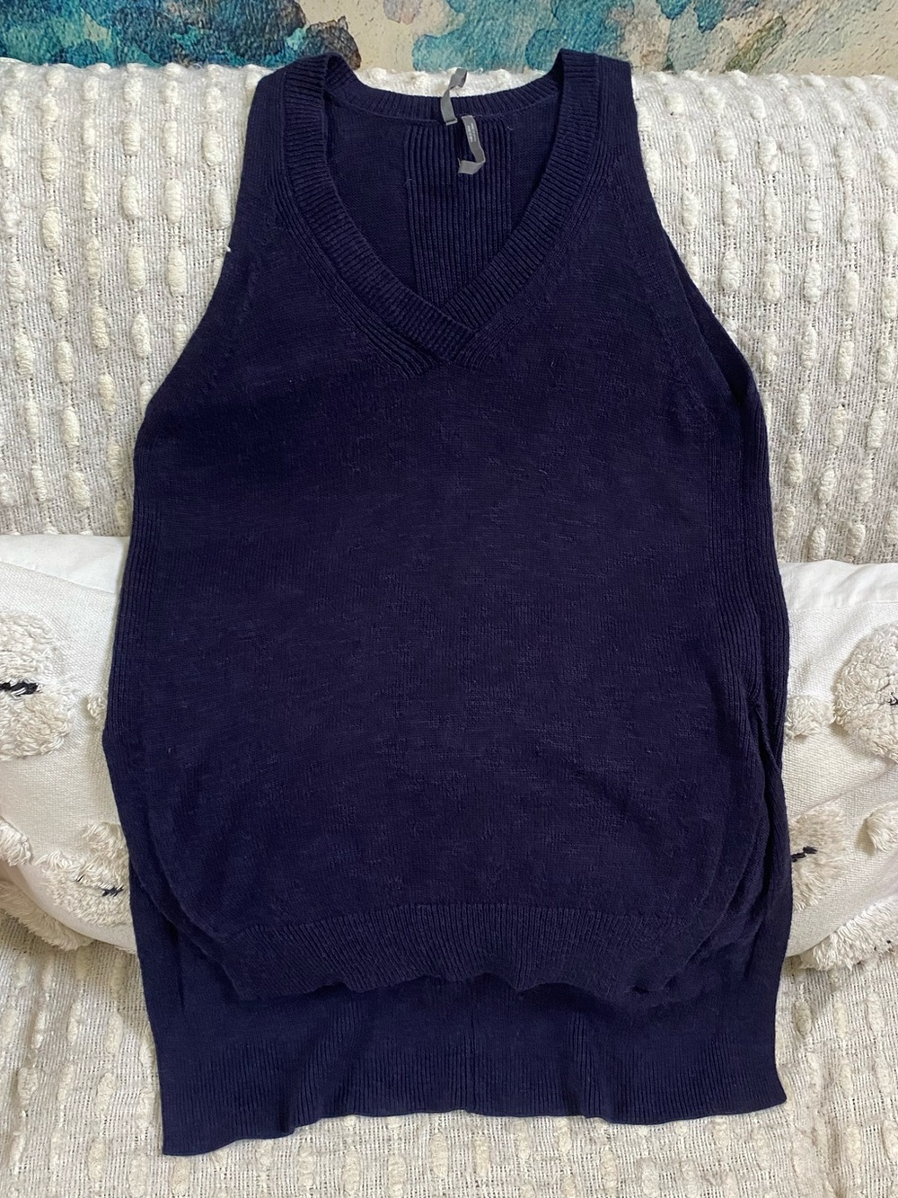 {Anthropologie} High-Low Sweater Vest